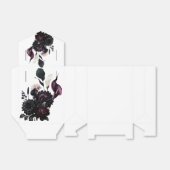 ダークムーディロマンチックフローラ結婚式の引き出物 フェイバーボックス (折り畳みなし)