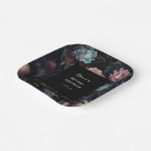 ダークムーディーズフローラゴシックブライダルシャワー ペーパープレート (傾斜あり)