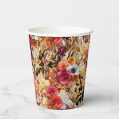 ダークムーディーズフローラゴシックブライダルシャワー 紙コップ (裏面)