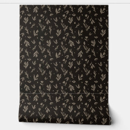 ダークムーディーズフローラハンドドローモダンドファームハウス 壁紙