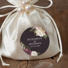 ダークムーディーズフローラロマン結婚ティック ラウンドシール