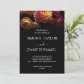 ダークムーディーズフローラ結婚ランクルス 招待状 (スタンド正面)