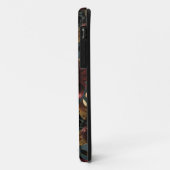 ダークムーディー花模様アンティークフラワーゴシック Case-Mate iPhoneケース (裏面/左)