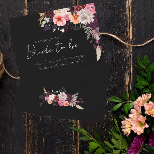 ダークムーディー レシピ同封カード 出欠カード