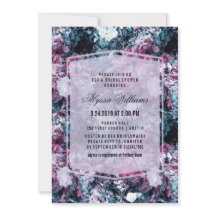 ダークムーデモダンィー花模様ブライダルシャワー