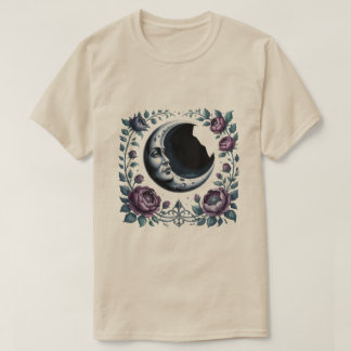ダークムーンガーデン - ミスティカルゴシックナイトアート Tシャツ