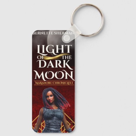 ダークムーンキーチェーンの光 – マラドブ キーホルダー (裏面)