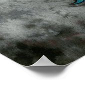 ダークムーンマーメイドファンタジーアートポスター ポスター (角)