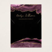 ダークメイブアゲイトのネックレスディスプレイカード (正面)