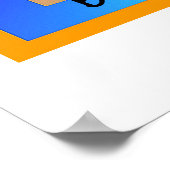 ダークメガネと私のバレンタインの笑顔を身に着けている ポスター (角)