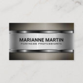 ダークメタリックの名刺 名刺 (正面)