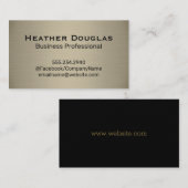 ダークメタリックテクスチャの背景 名刺 (正面/裏面)