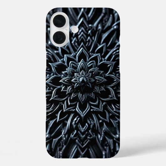 ダークメタリックマンダラ Case-Mate iPhoneケース (裏面)