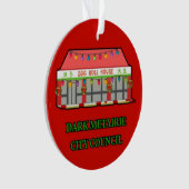 ダークメタリークリスマスオーナメント オーナメント (正面)