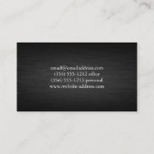 ダークメタル背景 名刺 (裏面)