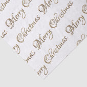 ダークメタル金ゴールドエンボスメリークリスマススクリプト 薄葉紙 (詳細)