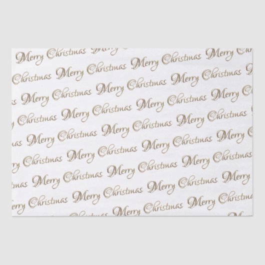 ダークメタル金ゴールドエンボスメリークリスマススクリプト 薄葉紙 (正面)