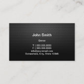 ダークメモダンタルの自動車の詳細 名刺 (裏面)