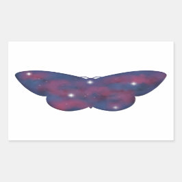 ダークモス星景ステッカー 長方形シール