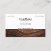 ダークモダンウスタイリッシュッドプロフェッショナル 名刺 (裏面)