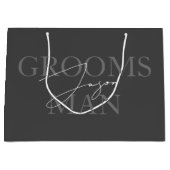 ダークモダングレーグローモンズ提案抱き枕 ラージペーパーバッグ (正面)