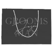 ダークモダングレーグローモンズ提案抱き枕 ラージペーパーバッグ (裏面)