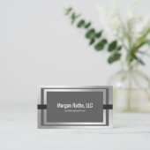 ダークモダングレーシルバープロフェッショナル 名刺 (スタンド正面)