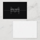 ダークモダングレープロフェッショナル名 ノートカード (正面/裏面)