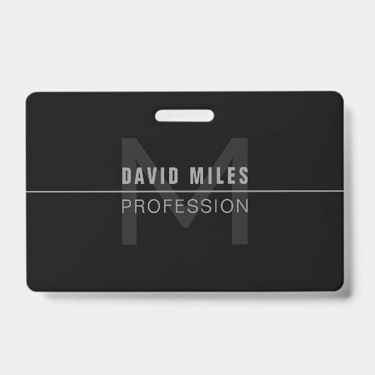 ダークモダングレープロフェッショナル名 バッジ (Front)