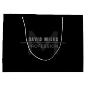 ダークモダングレープロフェッショナル名 ラージペーパーバッグ (裏面)