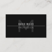 ダークモダングレープロフェッショナル名 名刺 (正面)