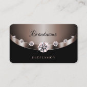 ダークモダンバラゴールデンレミティブラフェイクイネストーンズ 名刺 (正面)