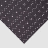 ダークモダンパープルとグレーダイヤモンドパターン 薄葉紙