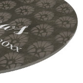 ダークモダンブラウンキッチンカスタム カッティングボード (角)