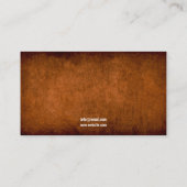 ダークモダンブラウンホースエクエストランファーム 名刺 (裏面)