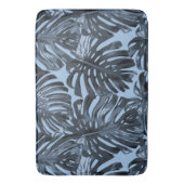 ダークモダンブルートロピカルパ離れーム バスマット (正面縦)