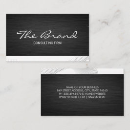 ダークモダンメタル |背モダン景 名刺