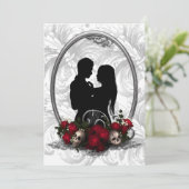 ダークユニオンヴァンパイアゴシック結婚式招待状 招待状 (スタンド正面)