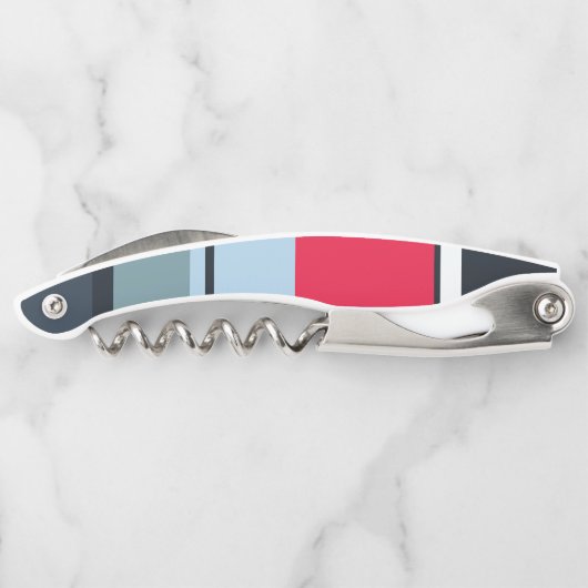 ダークユニフォームストライプの ソムリエナイフ (裏面)