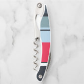 ダークユニフォームストライプの ソムリエナイフ (正面)