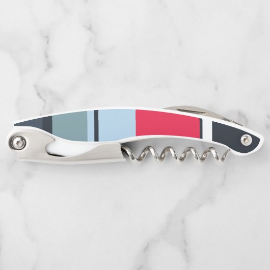 ダークユニフォームストライプの ソムリエナイフ (正面)