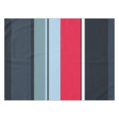 ダークユニフォームストライプの テーブルクロス (正面(横))