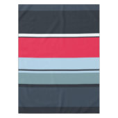 ダークユニフォームストライプの テーブルクロス (正面)