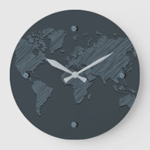 ダークユニークグレイ抽象芸術ワールドマップデザイン