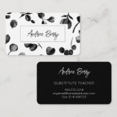 ダークユーカリプタス代替先生 名刺 (正面/裏面)