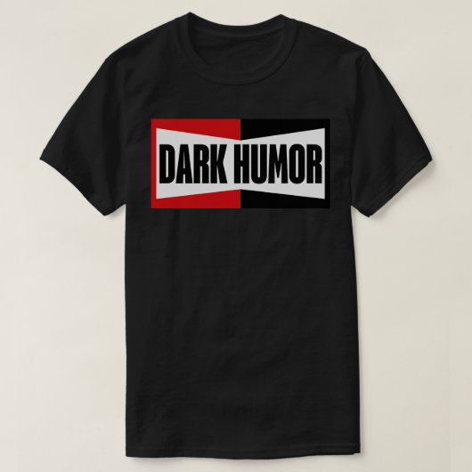 ダークユーモアのチャンピオン Tシャツ (デザイン正面)