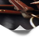 ダークライダースチームパンクビクトリアンレディ ポスター (コーナー)