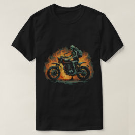 ダークライダー/スケルトンオートバイライダー Tシャツ