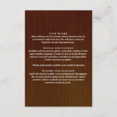 ダークラスティックピンクの花柄メイソンジャー安全対策 エンクロージャーカード (裏面)