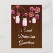 ダークラスティックピンクフラワーマソンジャー安全対策 エンクロージャーカード (正面)